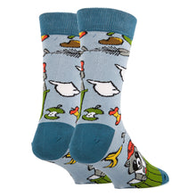 Load image into Gallery viewer, OoohYeah Socks/Sock It Up/OoohGeez Slippers - Trash Panda | Men's Cotton Crew Funny Socks