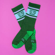 Load image into Gallery viewer, Gumball Poodle - Crying On The Inside Grip Socks