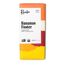 Load image into Gallery viewer, Raaka Chocolate - 66% Bananas Foster Chocolate Bar