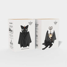 Load image into Gallery viewer, 54 Celsius - PyroPet Blaka - Black Bat Halloween Candle | Hidden Skeleton