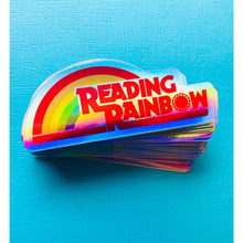 Load image into Gallery viewer, Otto's Grotto - Reading Rainbow HOLOGRAPHIC Sticker Eighties Vintage Logo