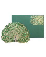 Load image into Gallery viewer, East End Press - PEACOCK GREETING CARD