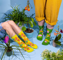 Load image into Gallery viewer, Plant Babe Socks - Women's Crew Socks for Garden Lovers