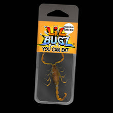 Load image into Gallery viewer, EntoLife Edible Insects - Crickets, Ants & Scorpions! - Lil Bugz Scorpion Display with 24 Packs of Real Scorpions
