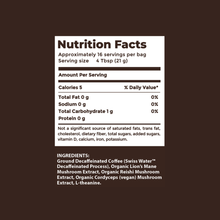 Load image into Gallery viewer, PureShrooms Inc. - PureShrooms Swiss Water Decaf Mushroom Ground Coffee