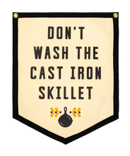 Load image into Gallery viewer, Oxford Pennant - Don't Wash The Cast Iron Skillet Camp Flag • Jason Isbell x Oxford Pennant
