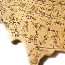 Load image into Gallery viewer, Totally Bamboo - XXL Destination USA Cutting & Charcuterie Board, 30" x 19"