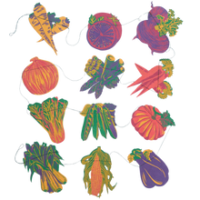 Load image into Gallery viewer, East End Press - VEGETABLE SEWN GARLAND