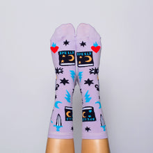 Load image into Gallery viewer, Witchy Mystic Spells Women's Crew Socks - Halloween Outfit