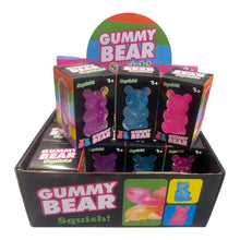 Load image into Gallery viewer, K & S WHOLESALE INC - Gummy Bear Squish 12ct PDQ