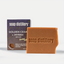 Load image into Gallery viewer, Soap Distillery - Golden Cedar + Myrrh Bar Soap - Holiday Limited Edition