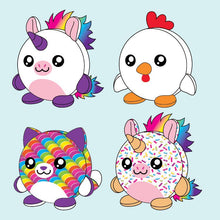 Load image into Gallery viewer, Novelty Brands - Smoosh Pets Soft Squishy Plush Ball Assortment - 12/Display