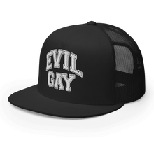 Load image into Gallery viewer, Peachy Kings / Kweer Cards - EVIL GAY TRUCKER HAT
