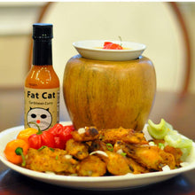 Load image into Gallery viewer, Fat Cat - Caribbean Curry Scotch Bonnet Hot Sauce (1/2 case-6 ct)