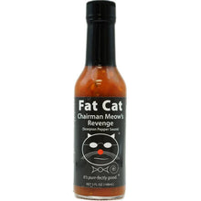 Load image into Gallery viewer, Fat Cat - Chairman Meow’s Revenge Scorpion Pepper Hot Sauce (6 ct)