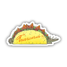 Load image into Gallery viewer, Big Moods - Taco-saurus Stegosaurus Dinosaur Sticker