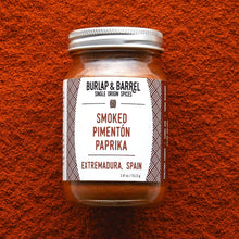 Load image into Gallery viewer, Burlap & Barrel - Smoked Pimenton Paprika - Single Origin Spice & Seasoning