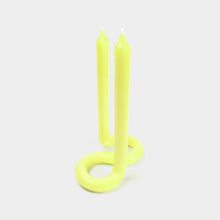 Load image into Gallery viewer, 54 Celsius - Twist Candle Sticks by Lex Pott, 9.5" Tall, Yellow