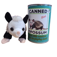Load image into Gallery viewer, Canned Gifts - Oliver the Canned Opossum | Stuffed Animal Plush w/Jokes