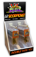 Load image into Gallery viewer, EntoLife Edible Insects - Crickets, Ants & Scorpions! - Lil Bugz Scorpion Display with 24 Packs of Real Scorpions