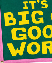 Load image into Gallery viewer, Oxford Pennant - It's A Big Old Goofy World Camp Flag • John Prine x Oxford Pennant