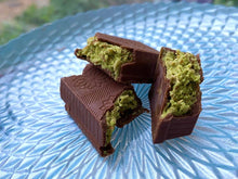 Load image into Gallery viewer, Aladdin - Pistachio Praline Dubai Chocolate Bar – Crispy & Nutty Delight 37gr