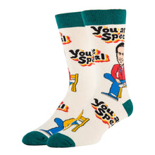 Load image into Gallery viewer, OoohYeah Socks/Sock It Up/OoohGeez Slippers - You Are Special | Men's Cotton Crew Funny Socks