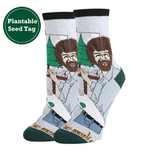 Load image into Gallery viewer, OoohYeah Socks/Sock It Up/OoohGeez Slippers - Hug A Tree | Women's Fuzzy Hair Cotton Crew Funny Socks