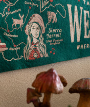 Load image into Gallery viewer, Oxford Pennant - Take Me Back To West Virginia Where My True Love Is Waitin' Pennant • Sierra Ferrell x Oxford Pennant