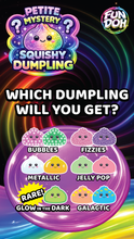 Load image into Gallery viewer, Novelty Brands - Fun Doh Squishy Mystery Mini Petite 2.5" Dumpling Toy