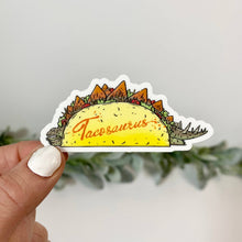 Load image into Gallery viewer, Big Moods - Taco-saurus Stegosaurus Dinosaur Sticker