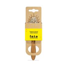 Load image into Gallery viewer, from earth to earth USA - F.e.t.e | Bamboo & Natural Rubber Hairbrushes