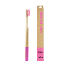 Load image into Gallery viewer, from earth to earth USA - F.e.t.e | Adult's Soft Bamboo Toothbrush