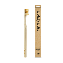 Load image into Gallery viewer, from earth to earth USA - F.e.t.e | Adult's Firm Bamboo Toothbrush