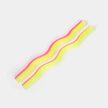 Load image into Gallery viewer, 54 Celsius - Wiggle Candles - Yellow & Pink (2 Pack) - 11" Vibrant Tapers