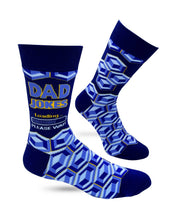 Load image into Gallery viewer, Fabdaz - Dad Jokes Loading... Please Wait Men's Novelty Crew Socks
