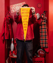 Load image into Gallery viewer, Oxford Pennant - We'll Never Give Up, It's No Use Pennant • blink-182 x Oxford Pennant