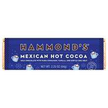 Load image into Gallery viewer, Hammond's Candies - Candy Bar - Milk Chocolate - Mexican Hot Cocoa - 2.25 oz