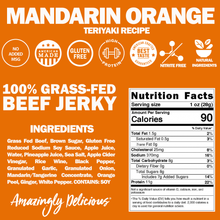 Load image into Gallery viewer, FIELD TRIP - Mandarin Orange Teriyaki Beef Jerky (2.2oz)