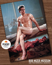 Load image into Gallery viewer, Peachy Kings / Kweer Cards - Physique Pictorial Bob Mizer Postcard — BOAT DADDY