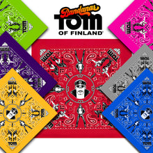 Load image into Gallery viewer, Peachy Kings / Kweer Cards - Tom of Finland Bandanas Facemask (Gay Queer LGBT)