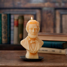 Load image into Gallery viewer, Big Dipper Wax Works - Abraham Lincoln Candle – 100% Beeswax – 6” Handcrafted