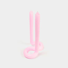 Load image into Gallery viewer, 54 Celsius - Twist Candle Sticks by Lex Pott, 9.5" Tall, Light Pink