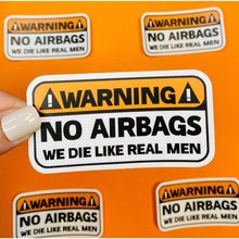 Load image into Gallery viewer, Otto's Grotto - Funny Sticker for Men | Warning No Airbags