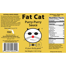 Load image into Gallery viewer, Fat Cat - Purry-Purry Sauce Peri-Peri Style Hot Sauce (1/2 Case-6 ct)