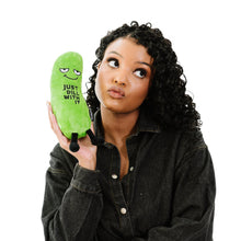 Load image into Gallery viewer, Punchkins - Just Dill With It Pickle Plushie, Cute, Gift, Funny