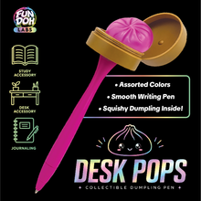 Load image into Gallery viewer, Novelty Brands - Fun Doh Squishy Dumpling Pen Desk Pop Variety - 12/Display