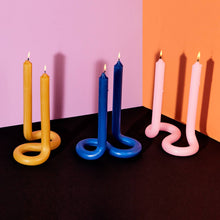 Load image into Gallery viewer, 54 Celsius - Twist Candle Sticks by Lex Pott, 9.5" Tall, Light Pink