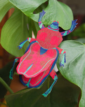 Load image into Gallery viewer, East End Press - SCARAB BEETLE GREETING CARD