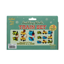 Load image into Gallery viewer, BUILDING BLOCKS TRAIN SET (12)